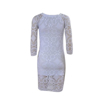 Image sur Robe Fourreau En Dentelle -  Blanc