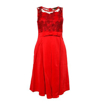 Image sur Robe Patineuse  En Dentelle  - Rouge