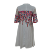 Image sur Robe Patineuse Fleuri - Blanc : L