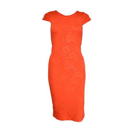 Image sur Robe Fourreau - Orange