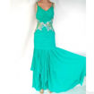 Image sur Maxi Robe De Soirée Patineuse - Turquoise - XS/S - 3