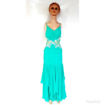 Image sur Maxi Robe De Soirée Patineuse - Turquoise - XS/S - 3