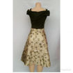 Image sur Robe de Soirée à paillettes - Vert olive et Jaune or - XXL - 4