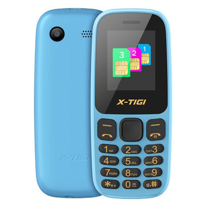 Image de X Tigi -G150 -Téléphone -Tri Sim - 1.77" - 32MB/32MB - 1.3 Mpx - Bleu