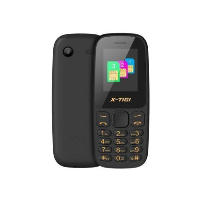 Agrandir l'image de X Tigi G150 - Tri Sim - 1.77 Pouces - 32MB ROM - 1.3 Mégapixels - Noir Image de X Tigi G150 - Tri Sim - 1.77 Pouces - 32MB ROM - 1.3 Mégapixels - Noir