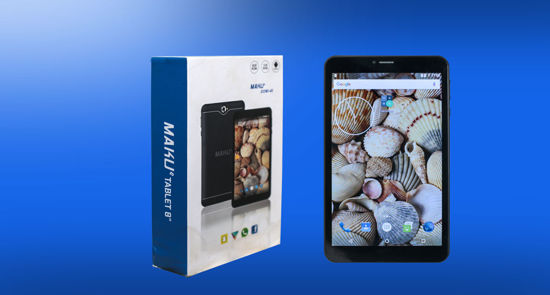 Tablette MAKU Domi 40 - Dual SIM - 8.1 Pouces - Android 7 - 8 Go - 1 Go Ram - Noir