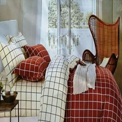 Agrandir l'image de 2 Draps 2 Places + 1 Paire De Taies D'Oreiller - Rouge Et Blanc Image de 2 Draps 2 Places + 1 Paire De Taies D'Oreiller - Rouge Et Blanc