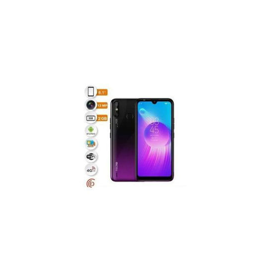 Tecno -Spark 4 Air -Smartphone -Dual Sim -6.1'' -4G - 2Go/32 Go - 13Mpx/5Mpx -3000 MAh -12 mois-iziwaycameroun