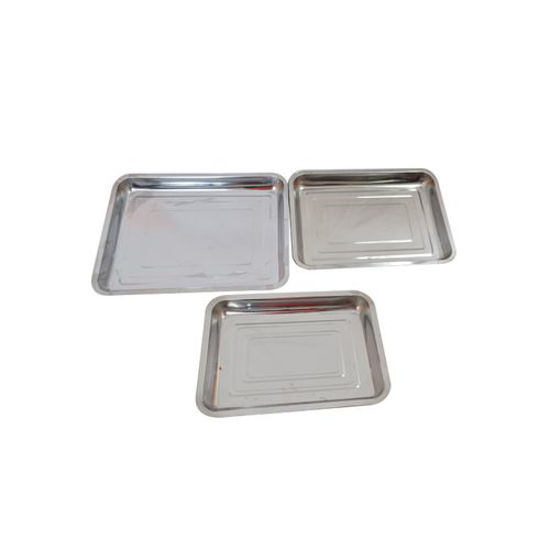 Image sur Plateau - 3 Pièces - 54 cm - Argent