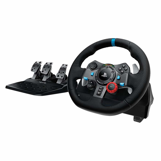 Image sur Logitech Dual-Motor Feedback Driving Force G29 Gaming Racing Wheel with Responsive Pedals for PlayStation 4 and PlayStation 3