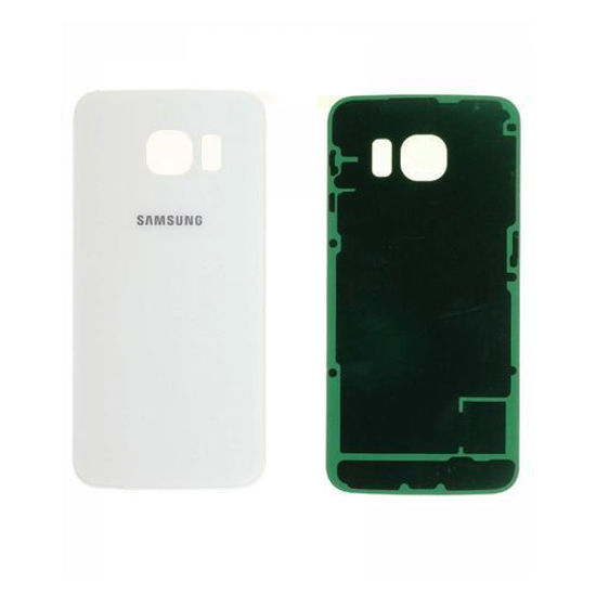Image sur Vitre Arrière Pour Samsung Galaxy S6 Edge - Blanc