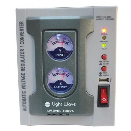 Image sur Régulateur De Tension LW-1000VA Avec Sortie USB - Gris
