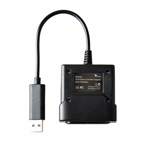Image sur Mcbazel USB Super Converter pour l'utilisation du contrôleur PS2 Joystick Racing Wheel sur Xbox One Console Gaming Adapter avec Gam3Gear Keychain
