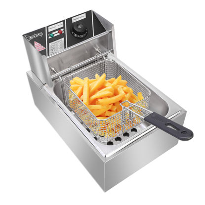 Image de Friteuse Electrique - acier inoxydable - 2500W - 3 Mois Garantie