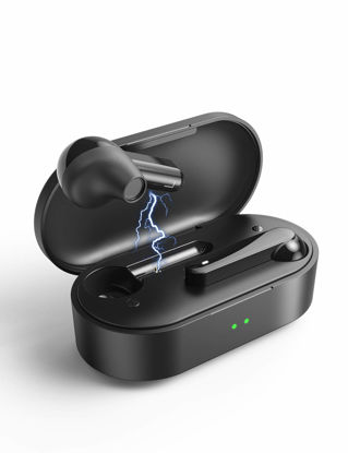 Agrandir l'image de Écouteurs Sans Fil Bluetooth 5.0,QCY T3 Touch Control Ecouteurs TWS Bluetooth In-Ear Earbuds sans fil à paire automatique avec micro (Son stéréo,Smart Touch,IPX5,20 Heures de lecture) Image de Écouteurs Sans Fil Bluetooth 5.0,QCY T3 Touch Control Ecouteurs TWS Bluetooth In-Ear Earbuds sans fil à paire automatique avec micro (Son stéréo,Smart Touch,IPX5,20 Heures de lecture)