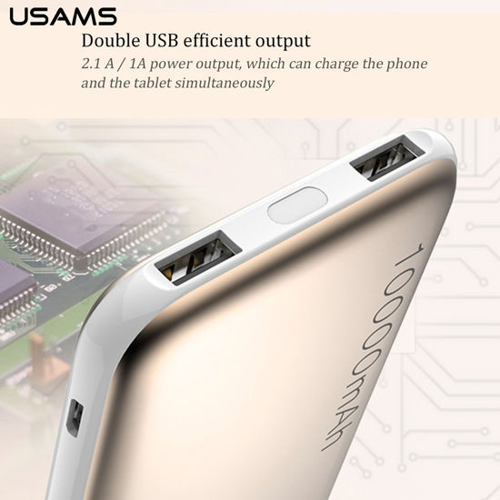 Power Bank Vida IT 5000 MAh - Batterie Externe Universelle Slim, 2 Ports, Pour Smartphone