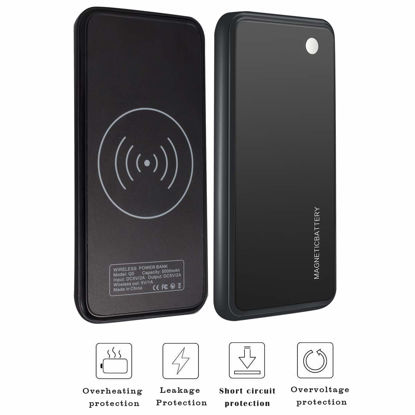 Agrandir l'image de Coque Batterie pour iPhone 11 Pro Max 6.5 inch 5000mAh, Portable Rechargeable Batterie Chargeur Puissant Power Bank Externe Chargeur Banque Batterie Chargeur Protection Coque (Noir) Image de Coque Batterie pour iPhone 11 Pro Max 6.5 inch 5000mAh, Portable Rechargeable Batterie Chargeur Puissant Power Bank Externe Chargeur Banque Batterie Chargeur Protection Coque (Noir)