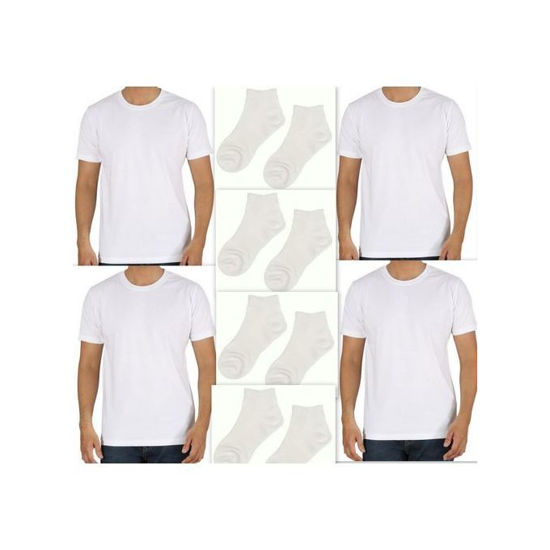 Image sur T-shirts-4Pieces + chaussettes  Blanc