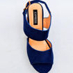 Sandales à talon compensé - Bleu nuit-iziwaycameroun-iziwaycameroun