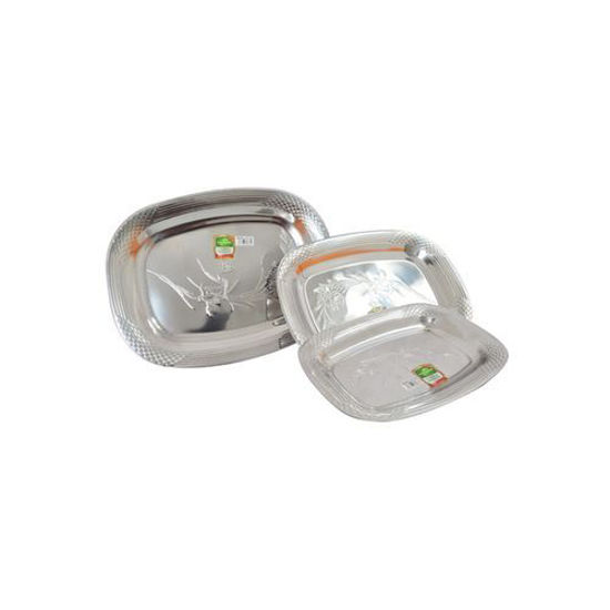 Image sur Plateau - 3 Pièces - 45 cm - Argent