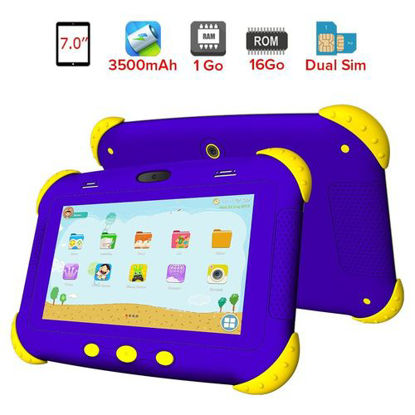 Agrandir l'image de X Tigi Tablette Enfant - Kids7 Pro - 3G - Dual Sim - 7" - 32GO+1Go - Android 8.1 - Bleu+ Support-2sim Image de X Tigi Tablette Enfant - Kids7 Pro - 3G - Dual Sim - 7" - 32GO+1Go - Android 8.1 - Bleu+ Support-2sim