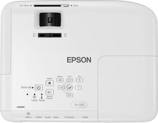 Image sur Vidéoprojecteur Epson EB-S05 SVGA - Blanc - 06Mois Garantis