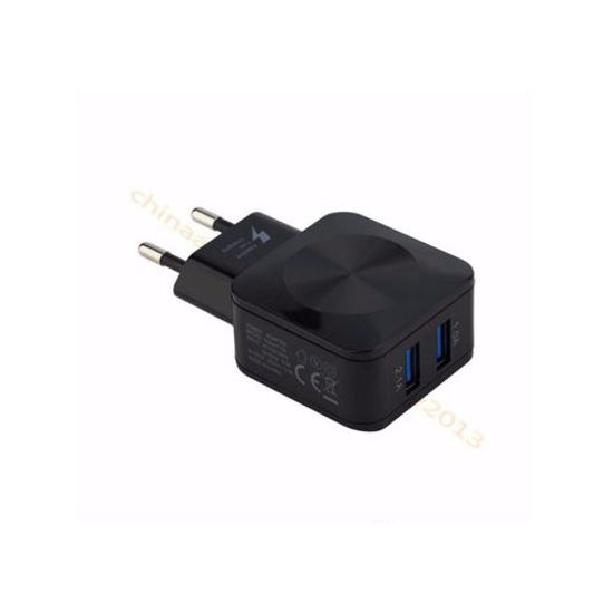 Image sur Boitier De Charge Rapide Intelligent 2 Ports USB 3.1A - Noir