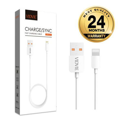 Image de Cable Usb Haute Qualite Fast Charge Pour Iphone - 2m - Blanc