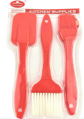 Agrandir l'image de Set De Cuisson - Spatule + Pinceau - 23cm Image de Set De Cuisson - Spatule + Pinceau - 23cm