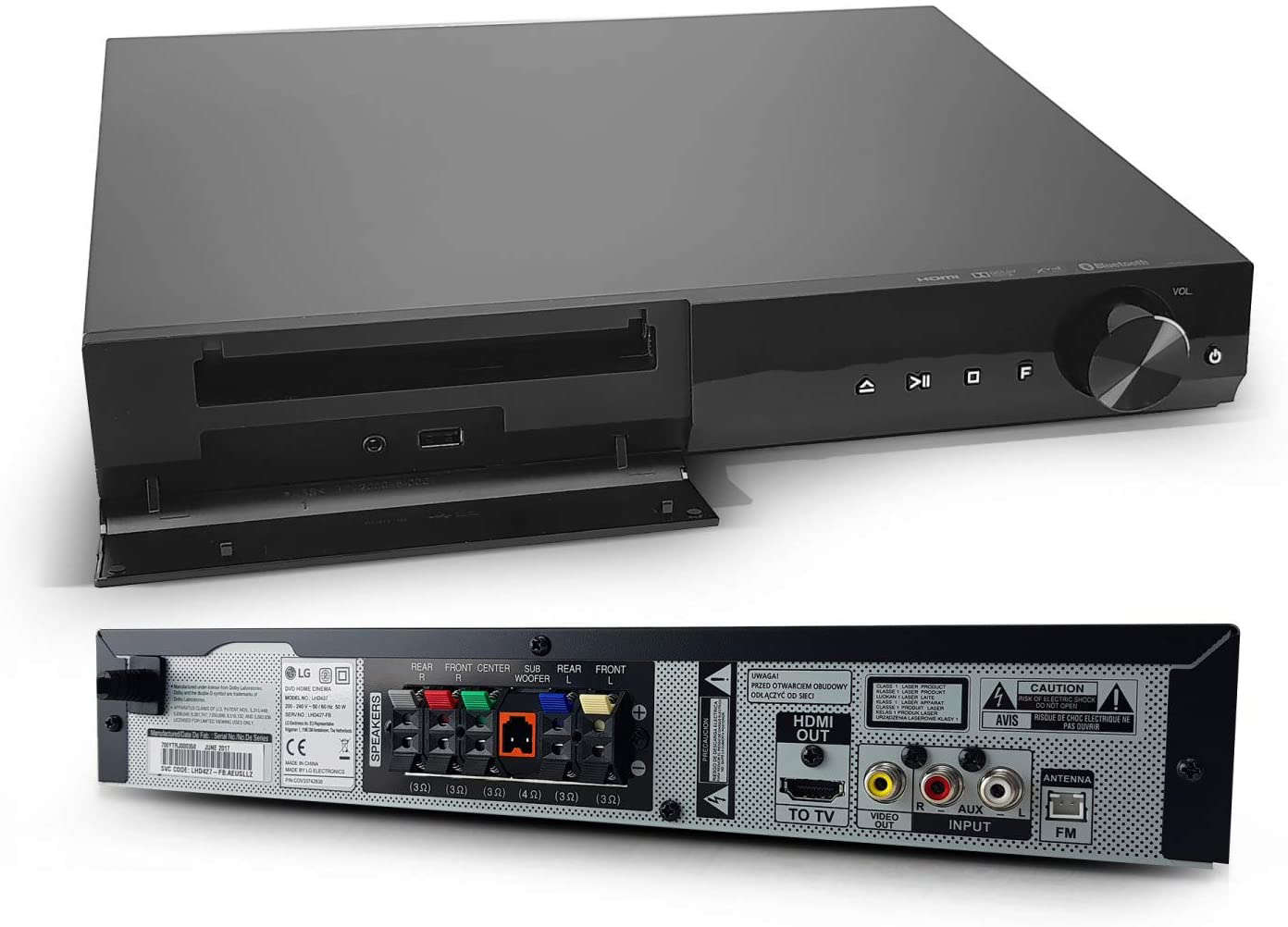 LG LHD457 5.1Channel RegionFree DVD Home Theater System