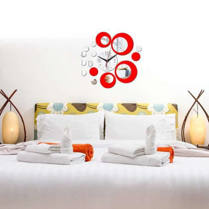 Horloge Murale 3D - 15cm - Autocollant