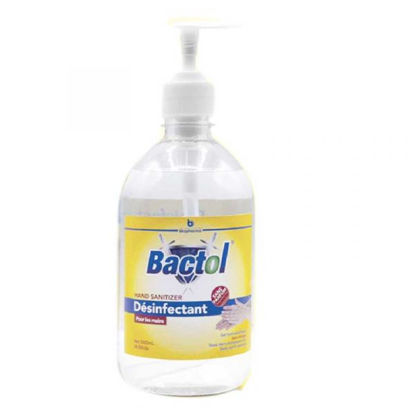 Agrandir l'image de Gel Désinfectant Hydroalcoolique -,BACTOL - 500 mL Image de Gel Désinfectant Hydroalcoolique -,BACTOL - 500 mL