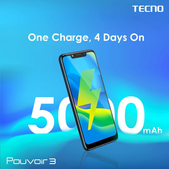 Image sur Tecno -Pouvoir 3 -Smartphone - 6.2'' - 4G -32 Go/ 2 Go-13 Mpx /13 Mpx -5000 MAh -12 mois