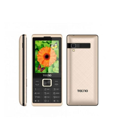 Image sur Tecno Dual Sim T528 - Appareil Photo Arrière Avec Flash- Noir/Or - 12Mois Garantis