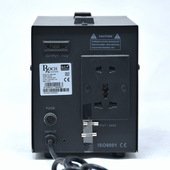 Régulateur de Tension - Roch -RSB-2000P - Avec Port USB - 1000Va - 12 Mois