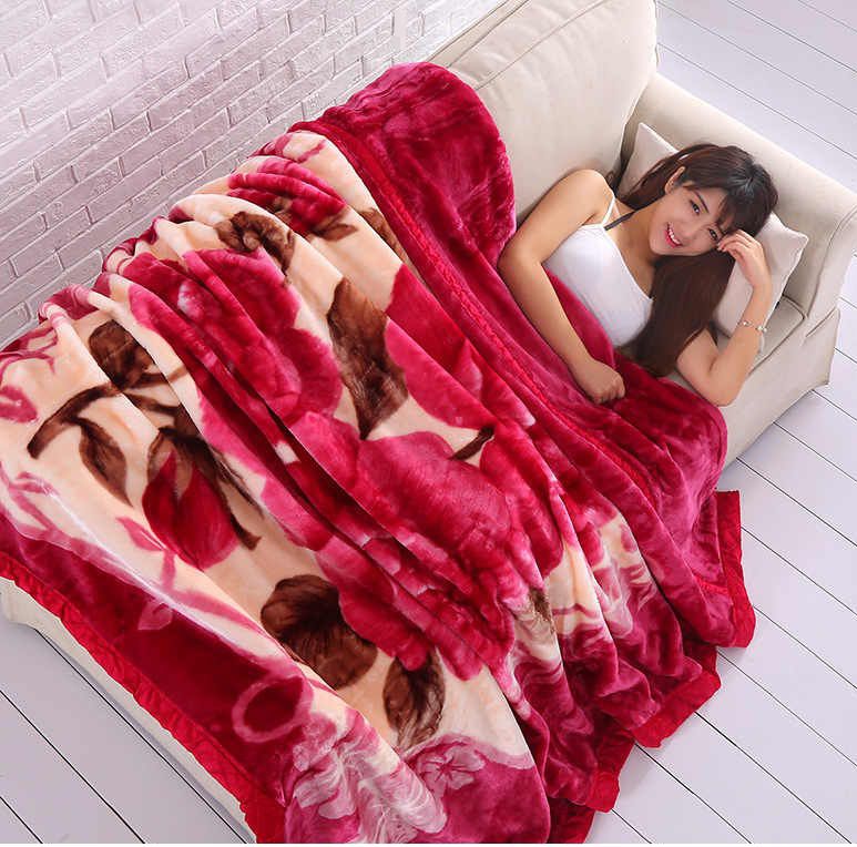 couverture super soft mink blanket by professional manufacturer quality
