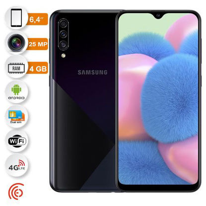 Agrandir l'image de Samsung -Galaxy A30s -Smartphone -4G - 6.4" -4Go /64Go -25Mpx - Bleu -24 Mois Image de Samsung -Galaxy A30s -Smartphone -4G - 6.4" -4Go /64Go -25Mpx - Bleu -24 Mois