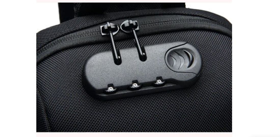 Image sur Sac à Dos Imperméable avec verrouillage -Biao Wang -USB -Noir