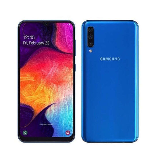 Image sur Samsung Galaxy A50 - 6.4" - 4Go/128Go - 25Mpx -empreinte digitale  -Bleu - 24 Mois