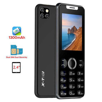 Agrandir l'image de X-Tigi Téléphone Basique - Q7+ - Dual Sim - 2.4" - 32Mo+32Mo - JAVA - Super Mince 8.0mm - Noir Image de X-Tigi Téléphone Basique - Q7+ - Dual Sim - 2.4" - 32Mo+32Mo - JAVA - Super Mince 8.0mm - Noir