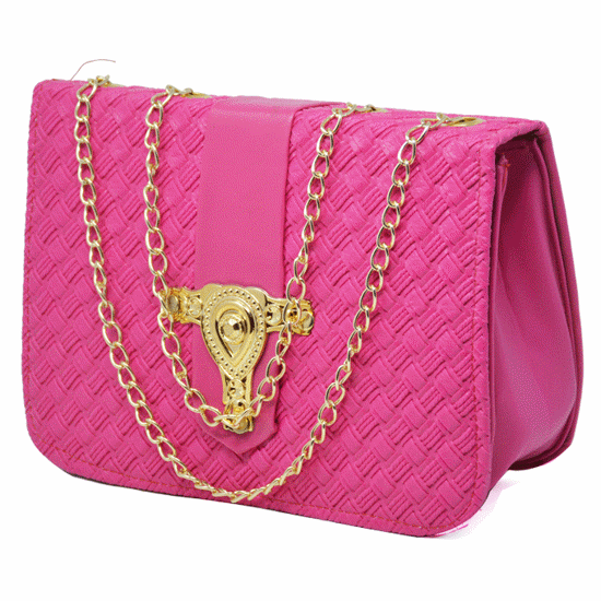 Image sur Sac à Main en Simili Cuir -tendance- Rose Fushia