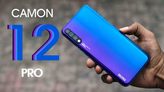 Image sur Tecno -Camon 12 Pro -Smartphone - 4G - 6,4" - 6Go/64Go - 32Mpx -Bleu -Empreinte digitale -12 mois
