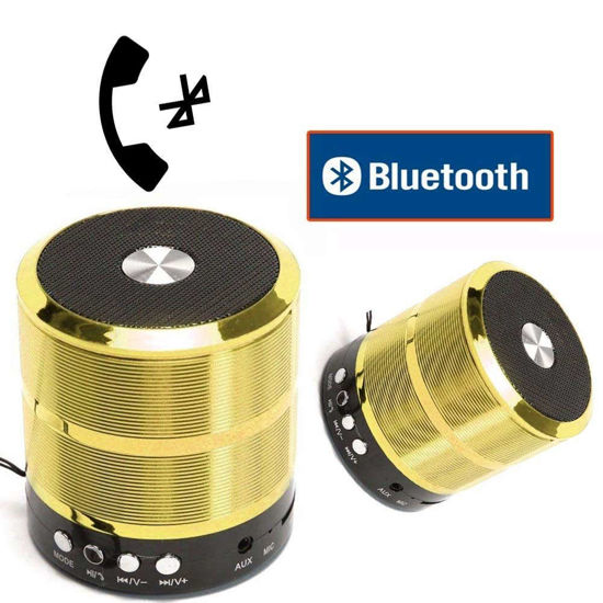 Image sur Mini Haut-Parleur -KDM -WS-887 -Stéréo -Métal Portable Bluetooth