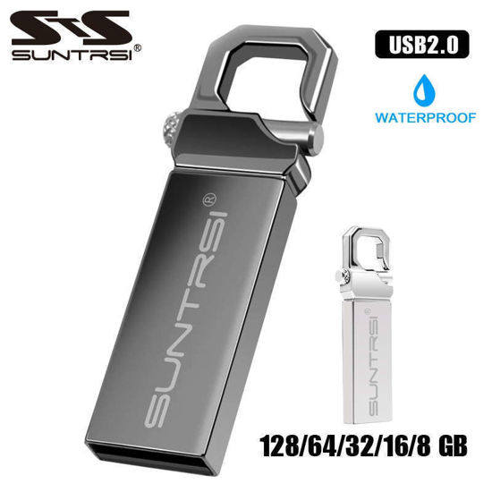 Clé usb -Suntrsi Pendrive -USB 2.0 -64 gb -Gris