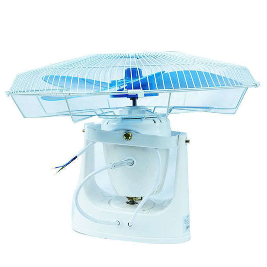 Ventilateur pour plafond et mur -Taaj  -ailes en plastique -blanc bleu