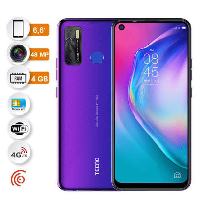Agrandir l'image de Tecno Camon 15 - 64Go/4Go RAM – 48MP - 5000mAh - 6,6" - Dual Sim - Bleu Image de Tecno Camon 15 - 64Go/4Go RAM – 48MP - 5000mAh - 6,6" - Dual Sim - Bleu