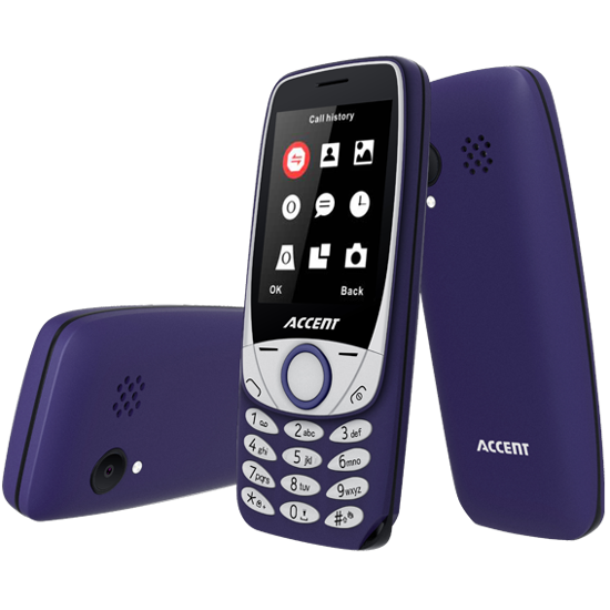 ACCENT -Nubia 44 -Téléphone -2,4'' -2G -Bluetooth -32Mo/32Mo