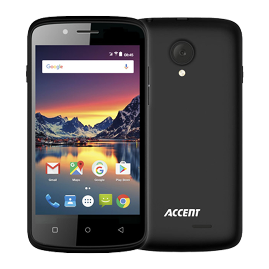 Image sur ACCENT Cameleon C4 –smartphone - Dual Sim – 4,2'' – 3G- 4GB/512MB – 5MP/2MP -Noir et Bleu Nuit