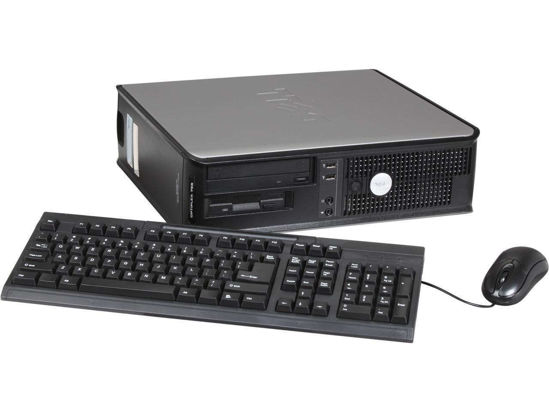 Ordinateur De Bureau -Dell -Optiplex 755 -19" -160Go/4Go -Core 2 Duo -Reconditionné -Noir