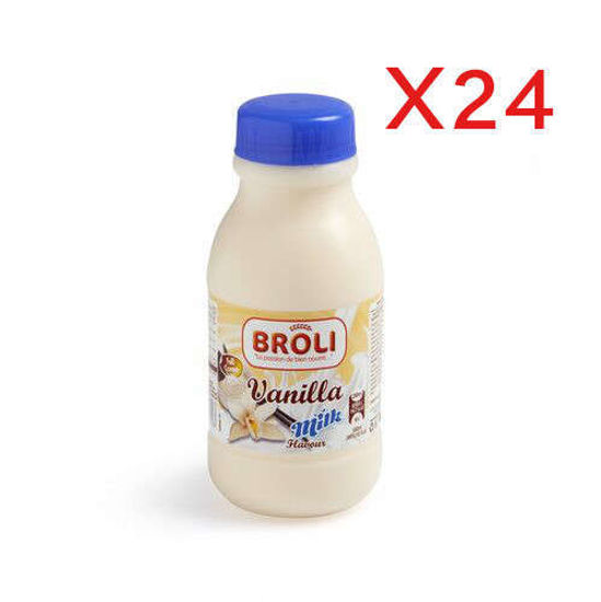 Lait aromatisé vanilla - BROLI - 250ml x 24 - Iziway Cameroun